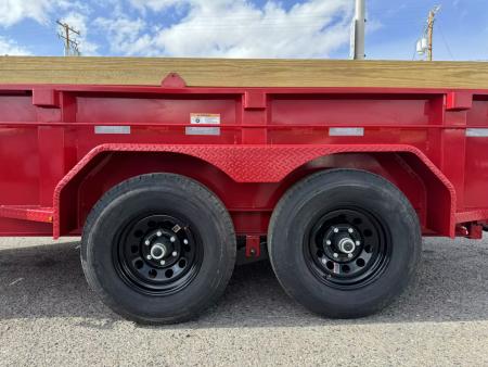 New 2025 Diamond C MDT 77"x12' - 10K Telescopic Dump Trailer