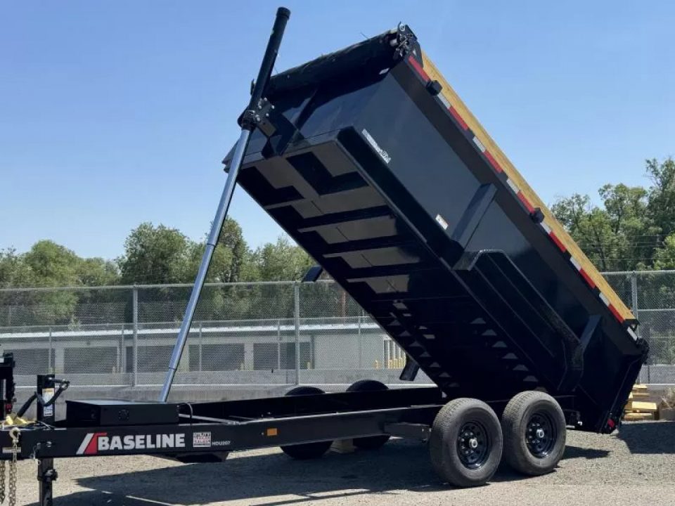New 2026 Baseline HDU 14' 36" Sides - 14K Telescopic Dump Trailer