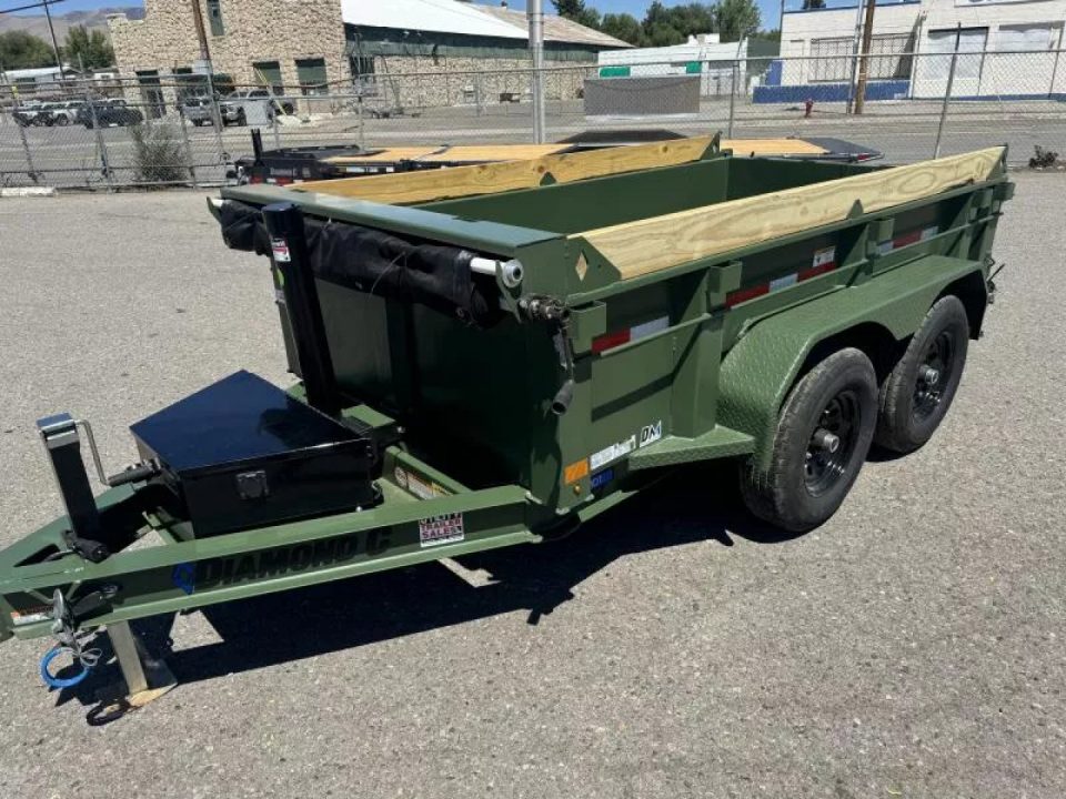 New 2025 Diamond C MDT 60"x10' - 10K Telescopic Dump Trailer