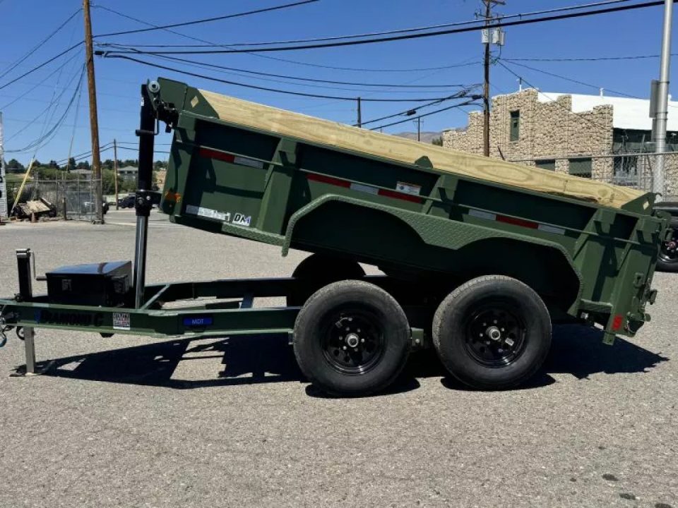 New 2025 Diamond C MDT 60"x10' - 10K Telescopic Dump Trailer