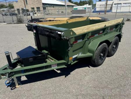 New 2025 Diamond C MDT 60"x10' - 10K Telescopic Dump Trailer