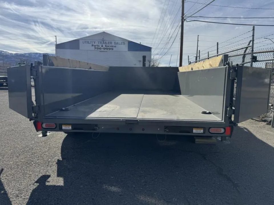 New 2026 Diamond C LPT 14' 7 GA. - 15.5K Telescopic Dump Trailer