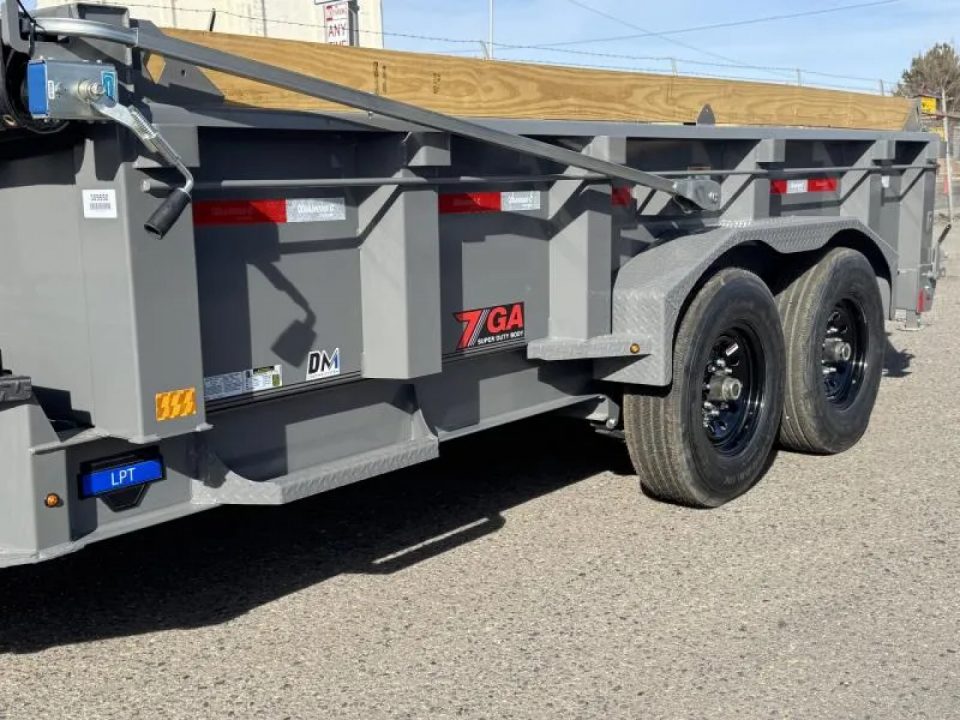 New 2026 Diamond C LPT 14' 7 GA. - 15.5K Telescopic Dump Trailer