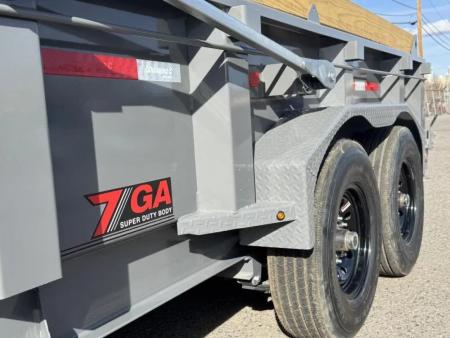 New 2026 Diamond C LPT 14' 7 GA. - 15.5K Telescopic Dump Trailer
