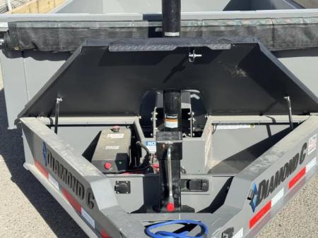 New 2026 Diamond C LPT 14' 7 GA. - 15.5K Telescopic Dump Trailer