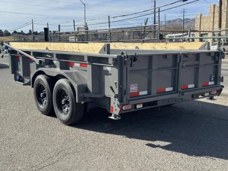 New 2026 Diamond C LPT 14' 7 GA. - 15.5K Telescopic Dump Trailer