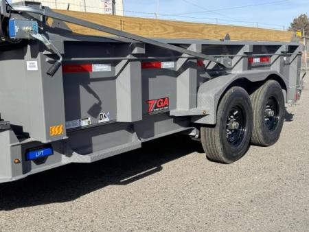 New 2026 Diamond C LPT 14' 7 GA. - 15.5K Telescopic Dump Trailer