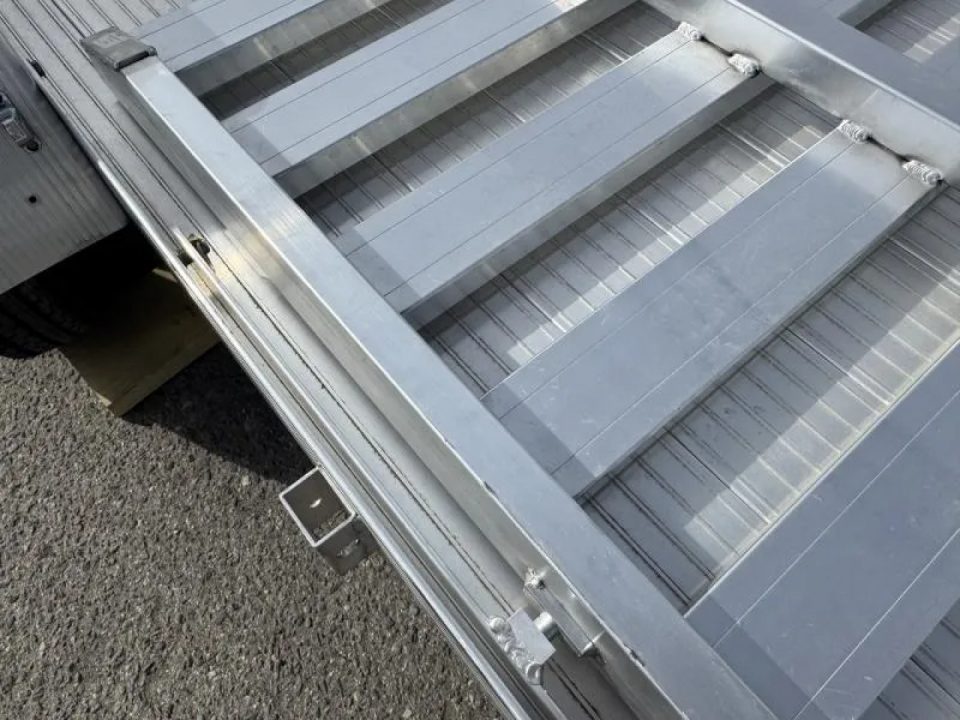 New 2026 Bear Track BTU76144F 76"x12' - 3.5K Aluminum Utility Trailer