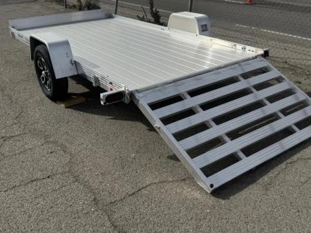 New 2026 Bear Track BTU76144F 76"x12' - 3.5K Aluminum Utility Trailer