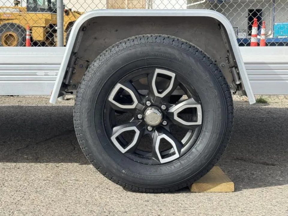 New 2026 Bear Track BTU76144F 76"x12' - 3.5K Aluminum Utility Trailer