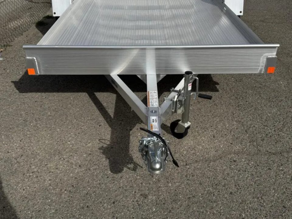 New 2026 Bear Track BTU76144F 76"x12' - 3.5K Aluminum Utility Trailer