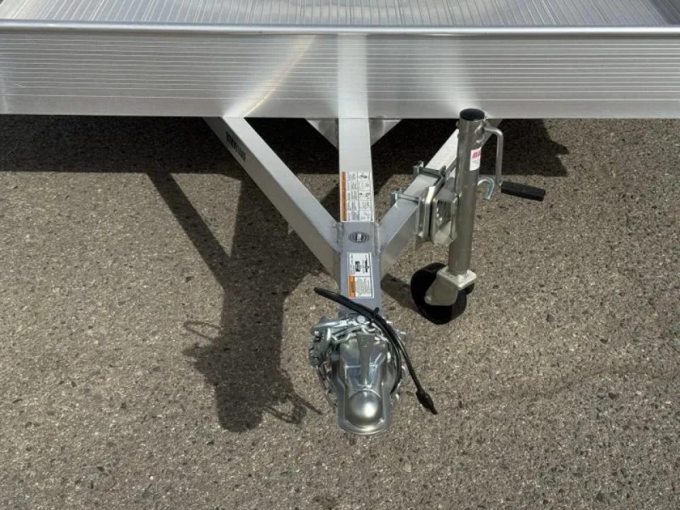 New 2026 Bear Track BTU76144F 76"x12' - 3.5K Aluminum Utility Trailer