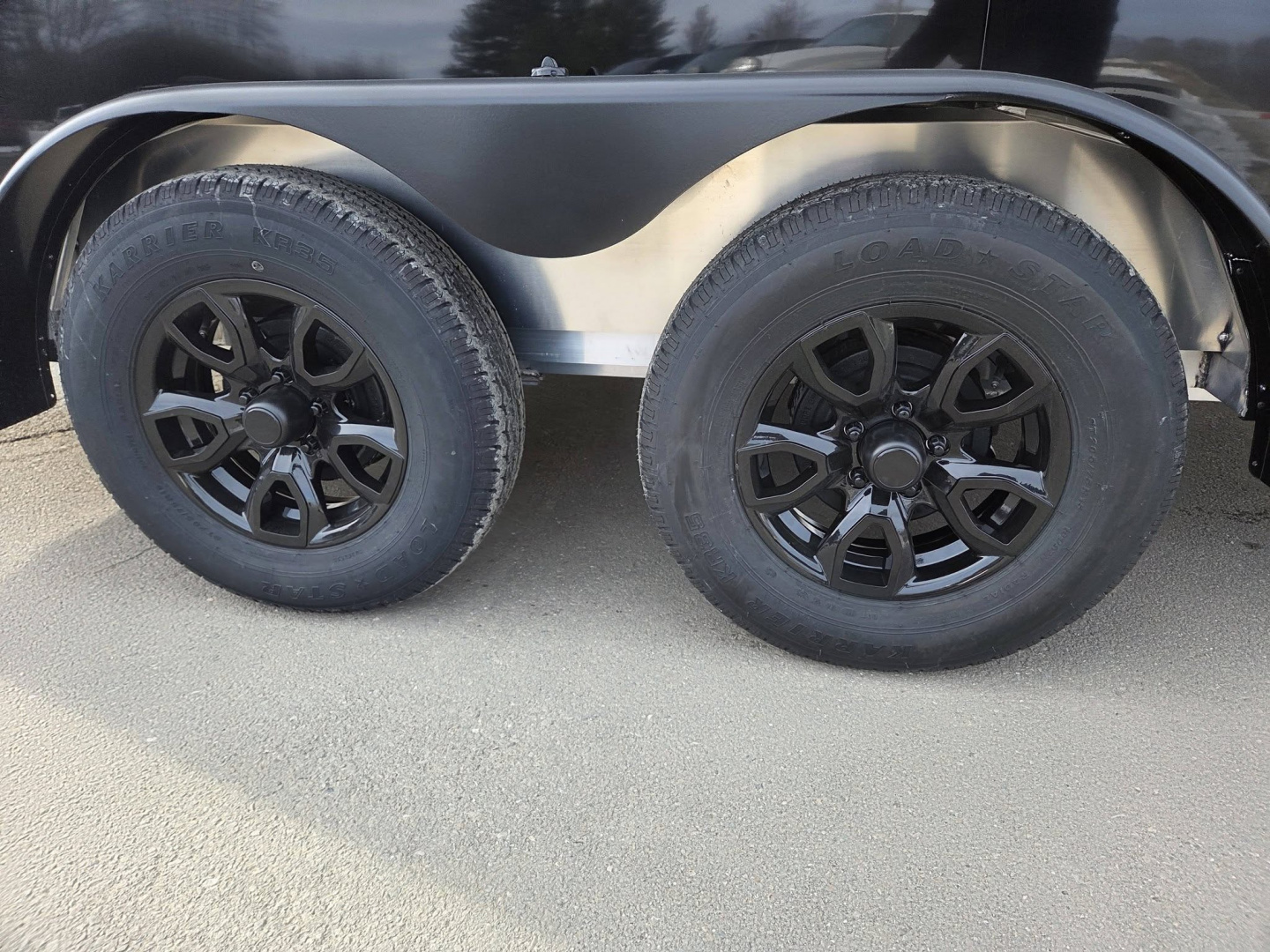 New 2026 Nitro 7.5x16 aluminum cargo trailer torsion axles extra height poly core exterior Cargo / Enclosed Trailer