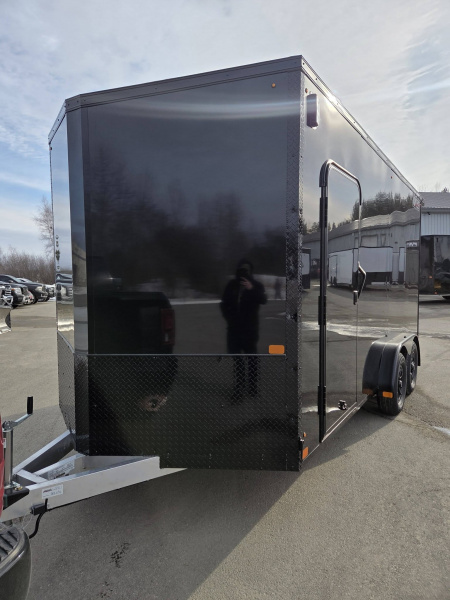 New 2026 Nitro 7.5x16 aluminum cargo trailer torsion axles extra height poly core exterior Cargo / Enclosed Trailer