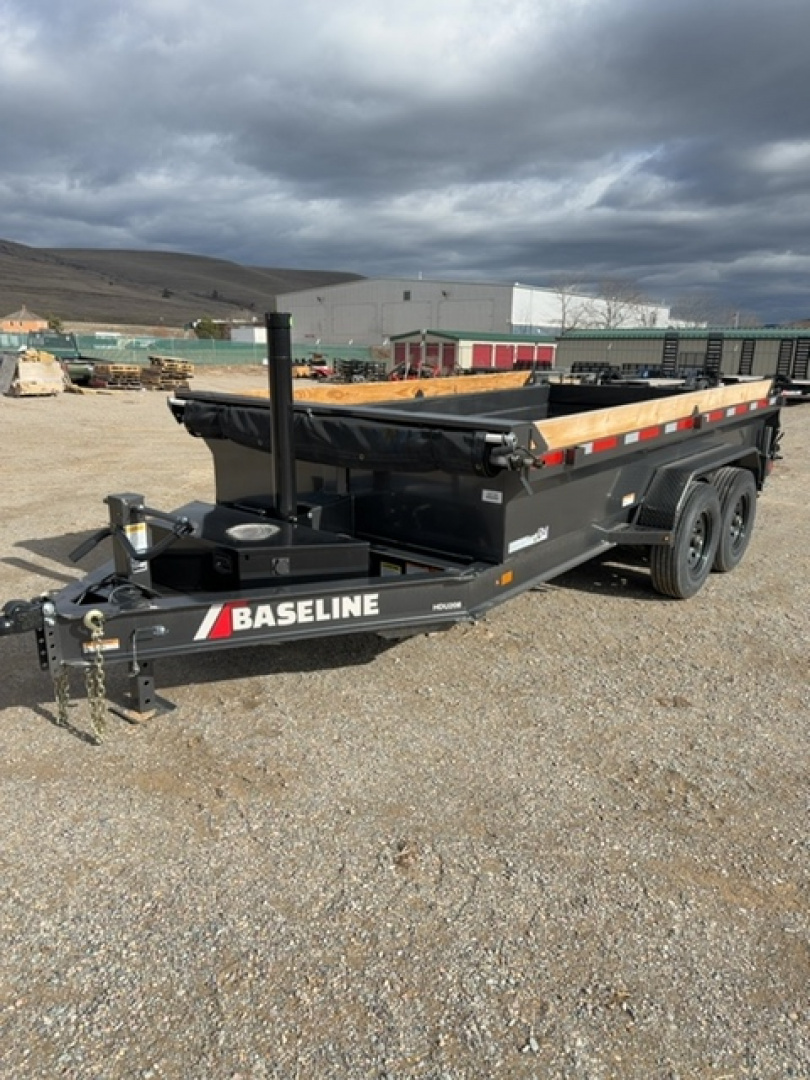 New 2025 Baseline HDU208 14'x82" Dump Trailer