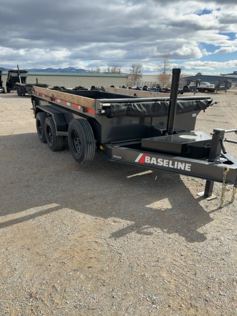 New 2025 Baseline HDU208 14'x82" Dump Trailer