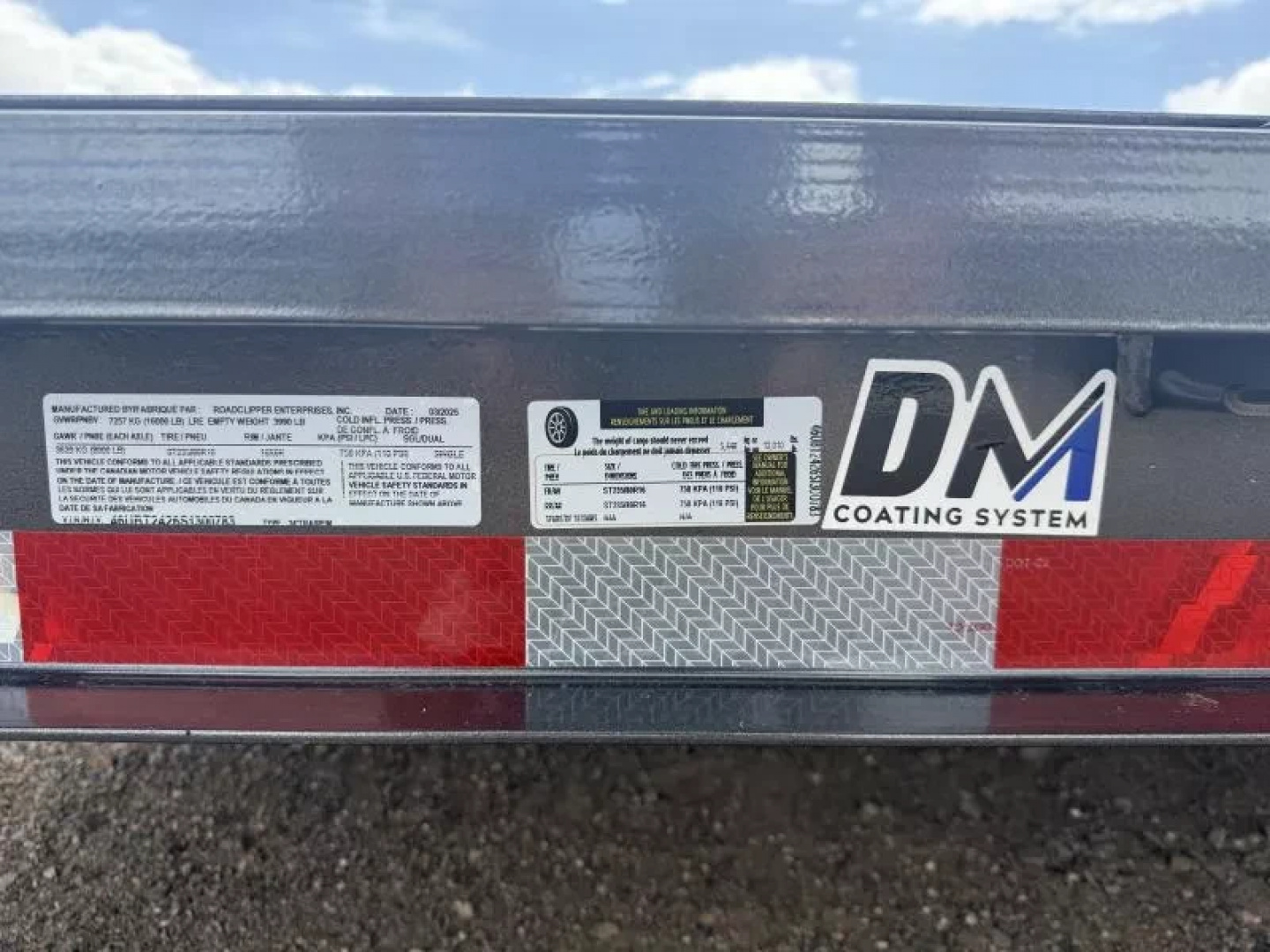 New 2025 Baseline HTL208 Equipment Trailer