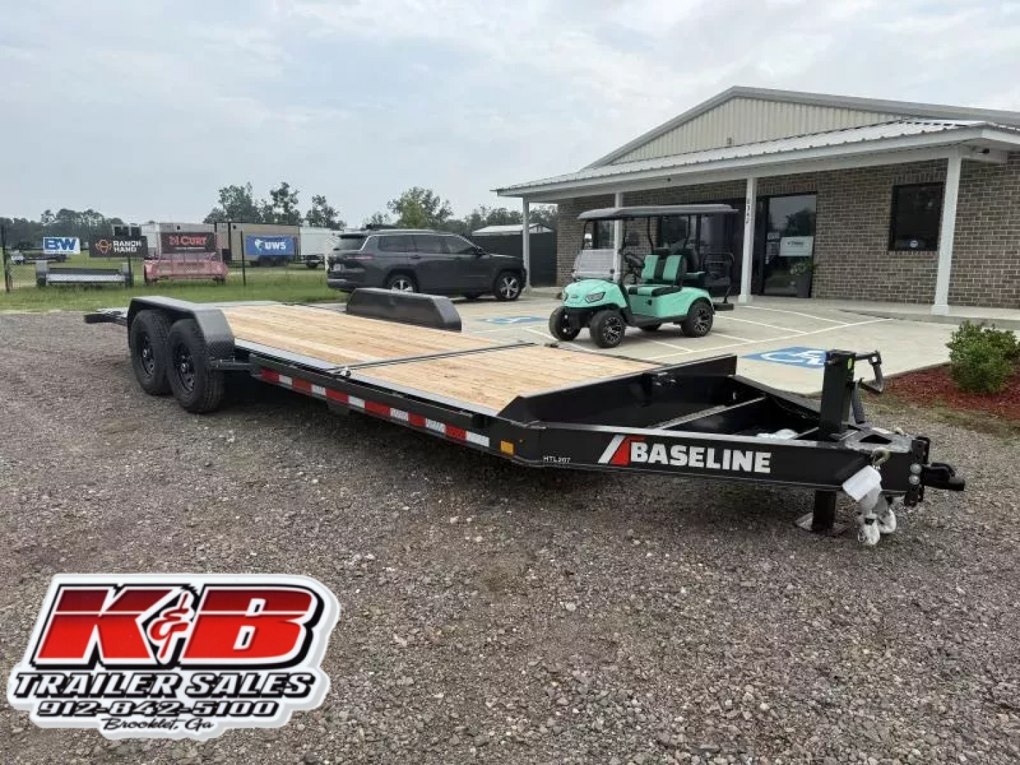 New 2025 Baseline HTL207 Equipment Trailer