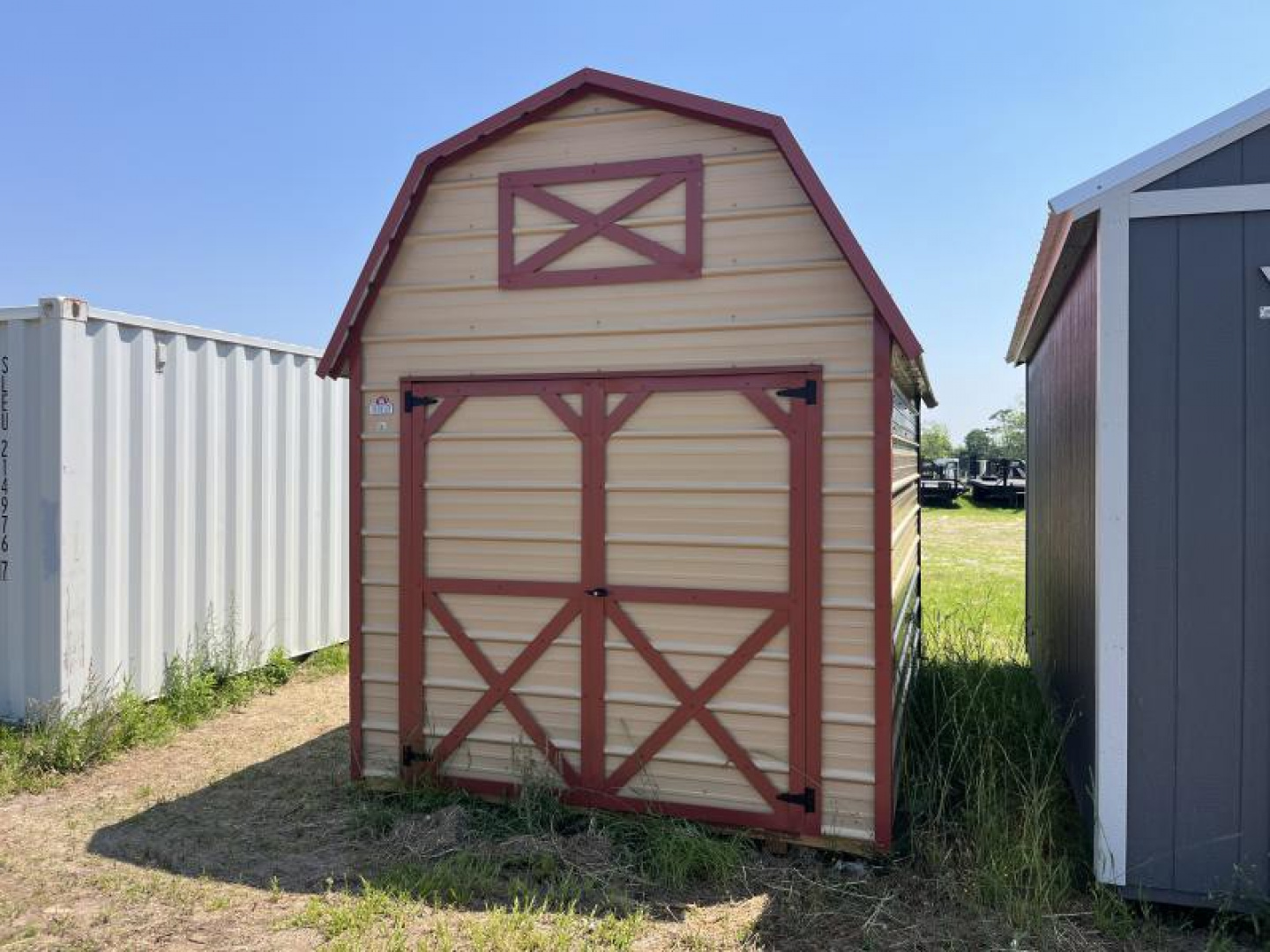 New 2024 Derksen Metal Lofted Barn 8x12 MLB