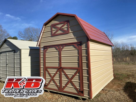 New 2024 Derksen Metal Lofted Barn 8x12 MLB