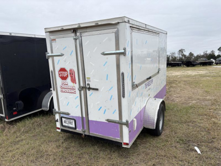 Used 2023 Maximum Cargo Trailers 5x10 Concession Cargo / Enclosed Trailer