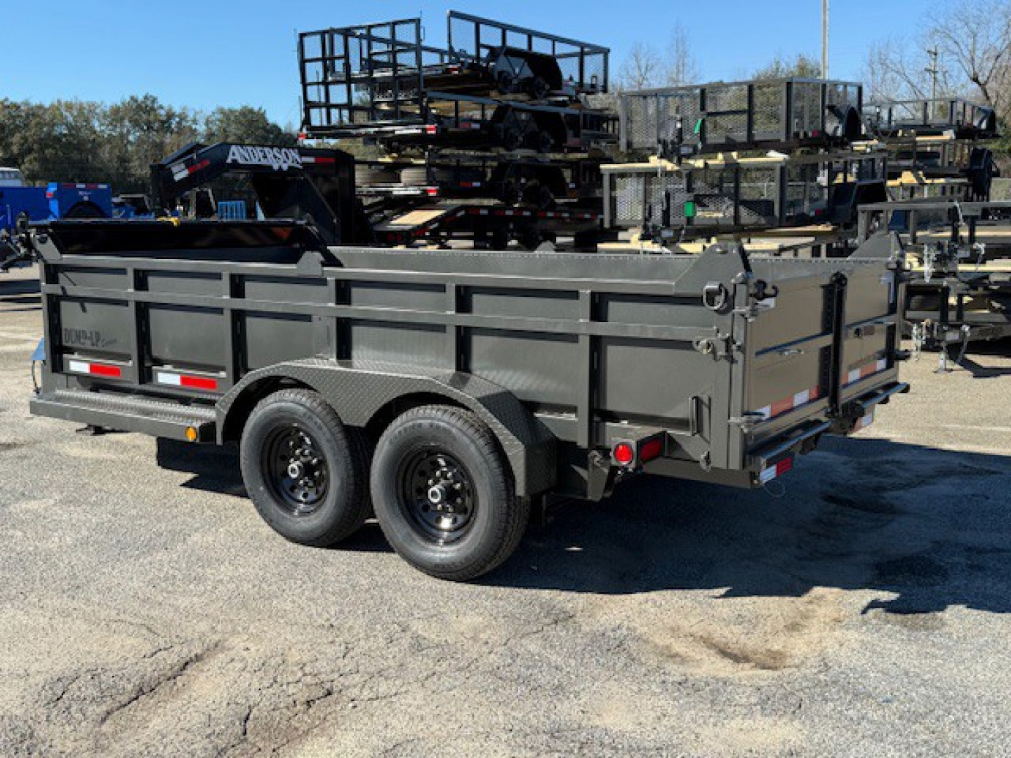 New 2026 Anderson 7x16x2' 14k Dump Trailer