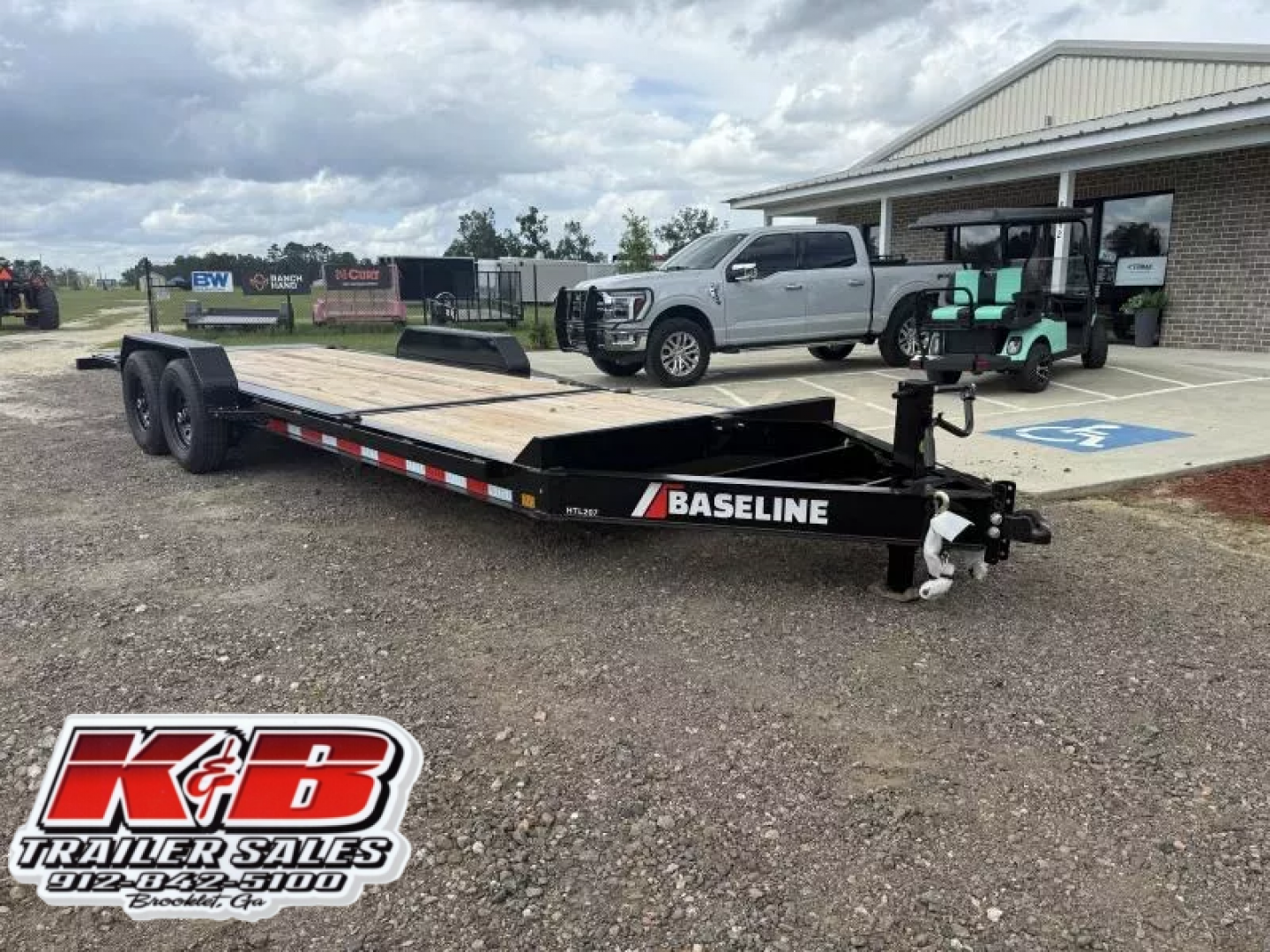 New 2025 Baseline HTL207 Equipment Trailer