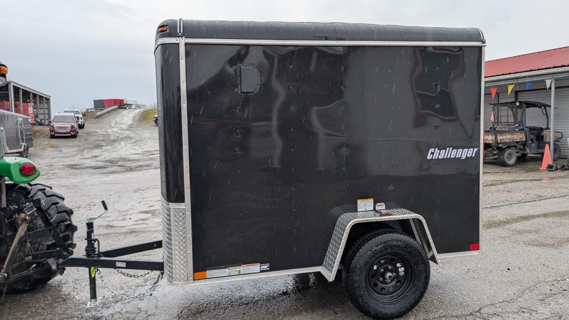 New 2026 Homesteader 5x8 Challenger Cargo Trailer w/ Ramp Door