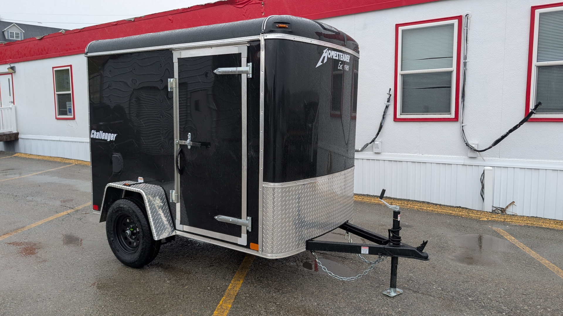 New 2026 Homesteader 5x8 Challenger Cargo Trailer w/ Ramp Door