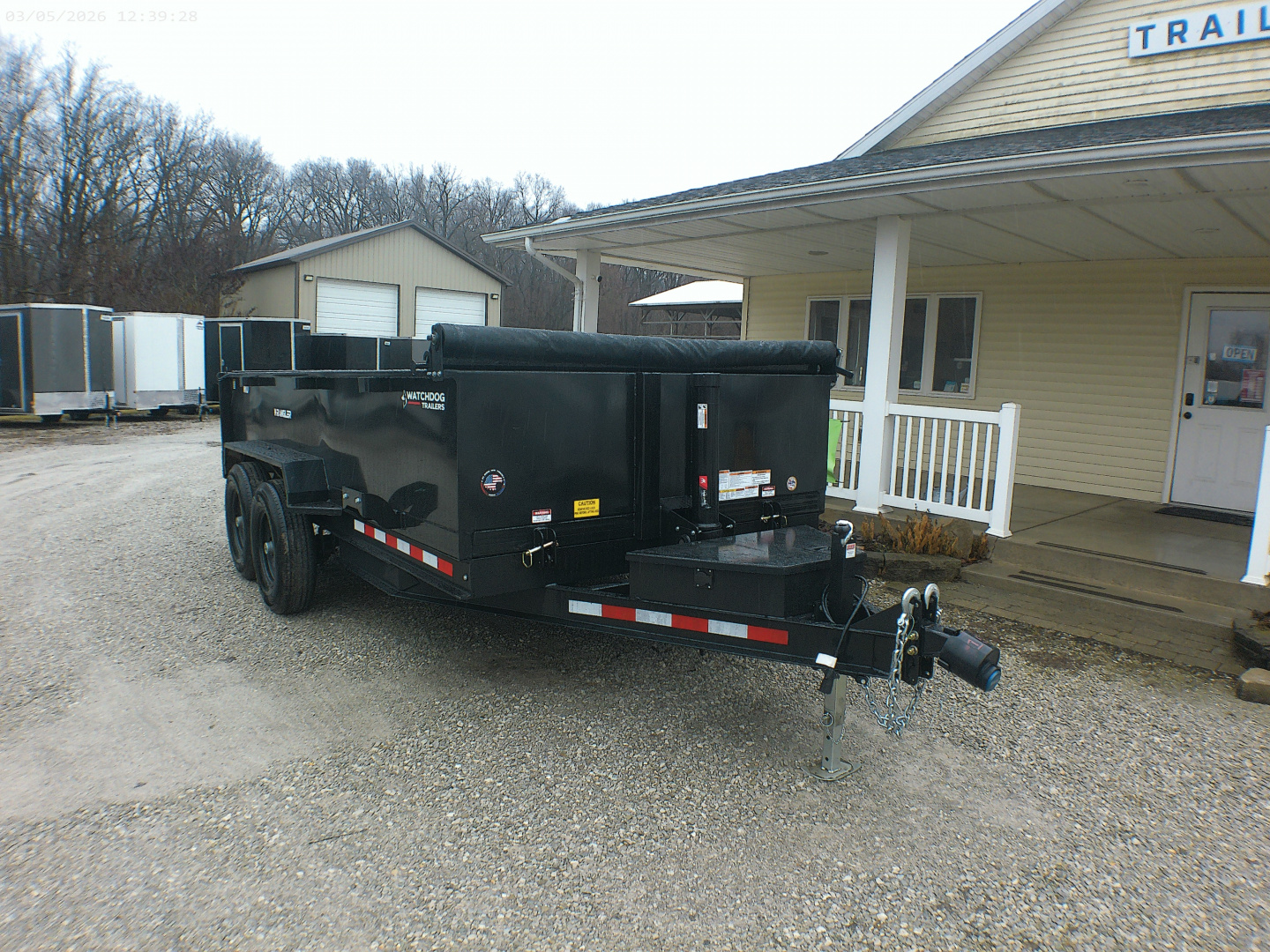New 2026 Watchdog Trailers Wrangler 7x14 Dump Trailer