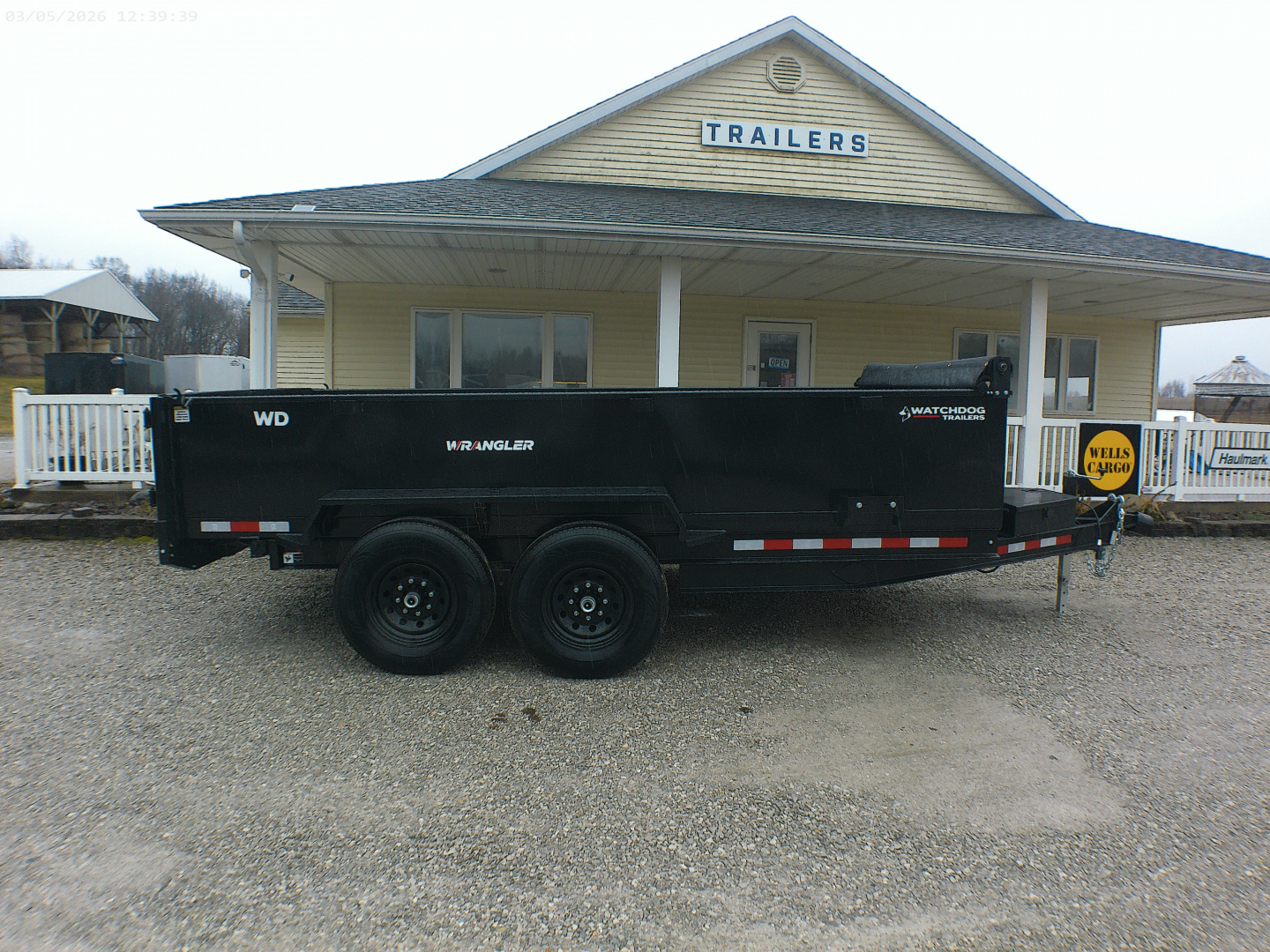 New 2026 Watchdog Trailers Wrangler 7x14 Dump Trailer