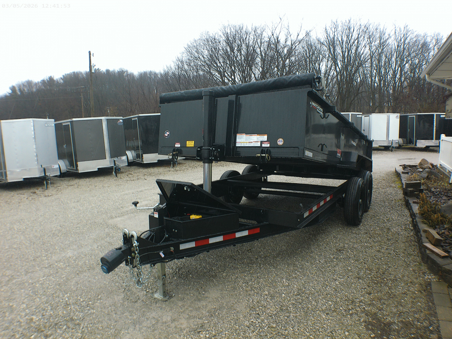 New 2026 Watchdog Trailers Wrangler 7x14 Dump Trailer