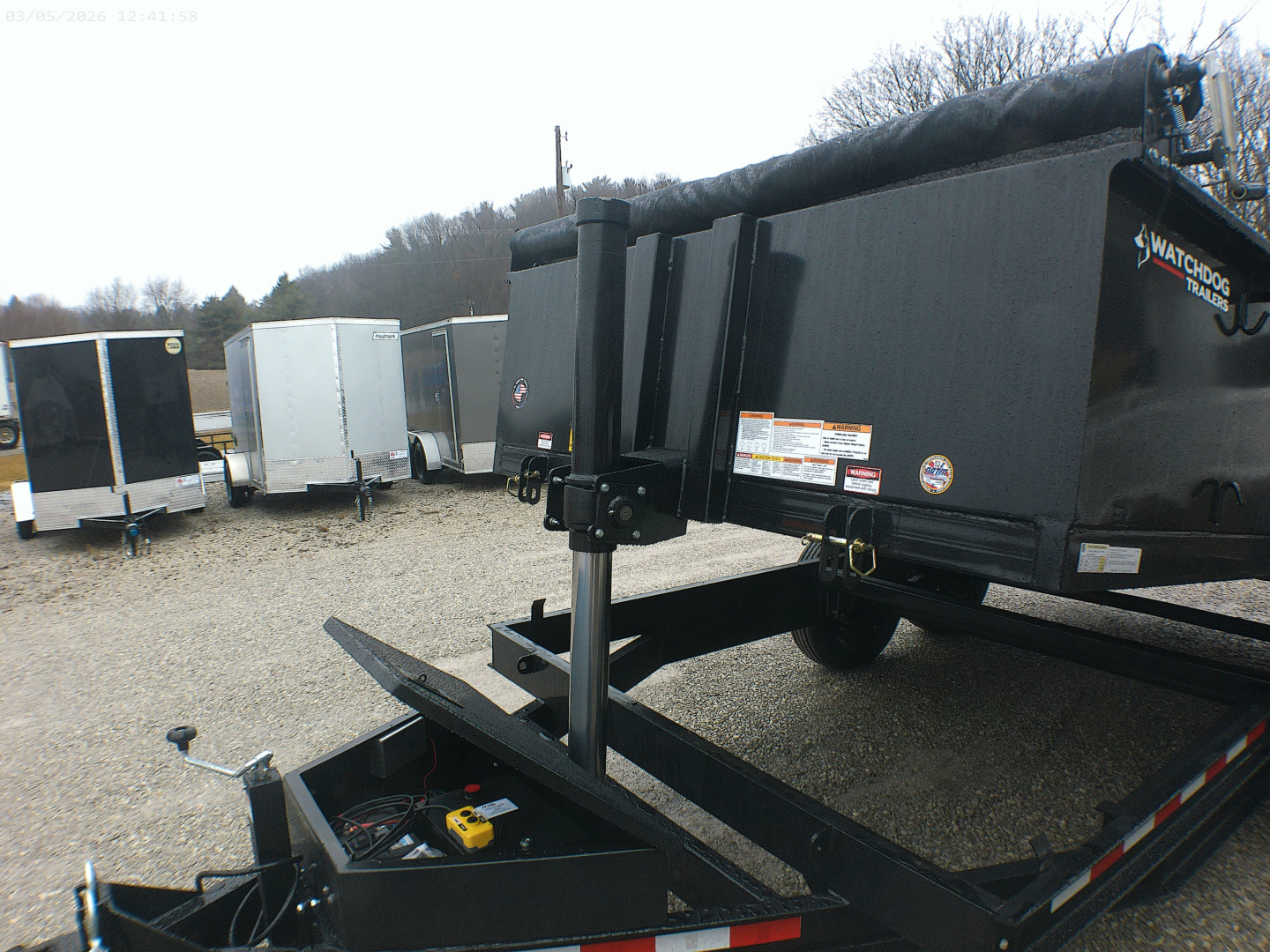 New 2026 Watchdog Trailers Wrangler 7x14 Dump Trailer