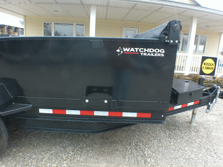 New 2026 Watchdog Trailers Wrangler 7x14 Dump Trailer