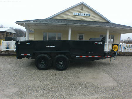 New 2026 Watchdog Trailers Wrangler 7x14 Dump Trailer