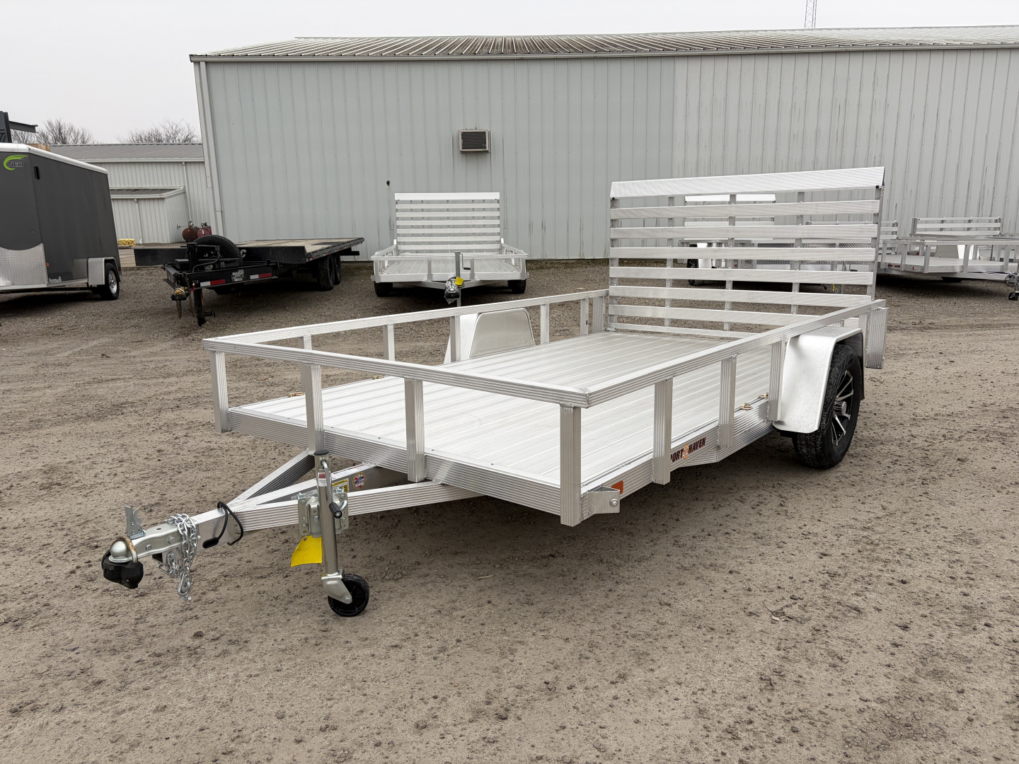New 2026 Sport Haven AUT712D (7' X 12') 2.9K Single Axle Deluxe Utility Trailer