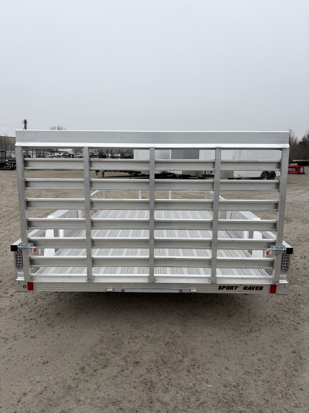 New 2026 Sport Haven AUT712D (7' X 12') 2.9K Single Axle Deluxe Utility Trailer