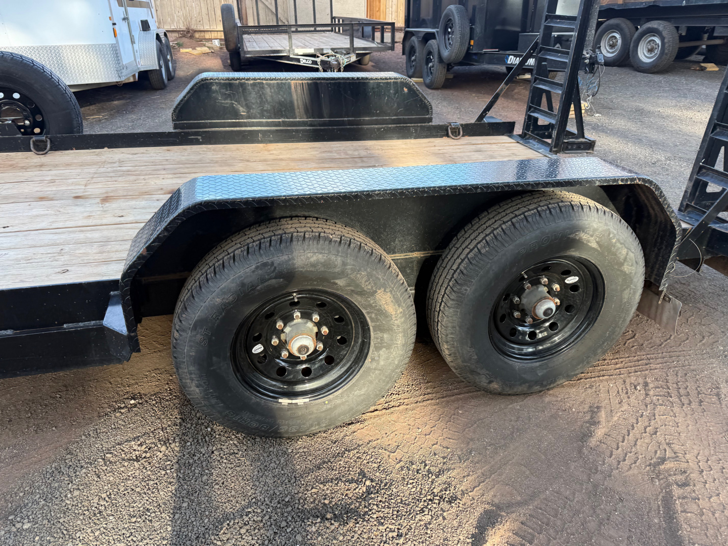 Used 2023 Top Hat 81X14 Skid Steer Equipment Trailer