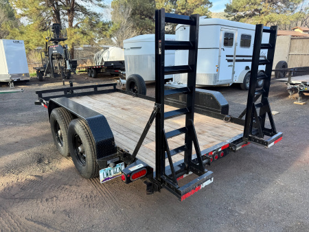 Used 2023 Top Hat 81X14 Skid Steer Equipment Trailer