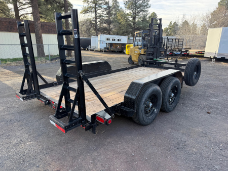 Used 2023 Top Hat 81X14 Skid Steer Equipment Trailer