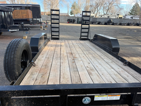 Used 2023 Top Hat 81X14 Skid Steer Equipment Trailer