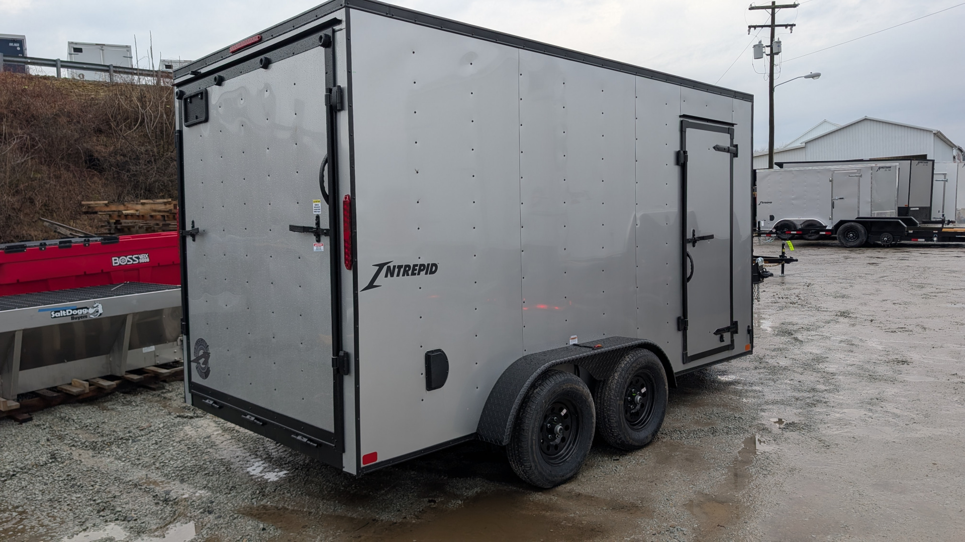 New 2026 Homesteader 7x14 Intrepid V-Nose Cargo Trailer w/ Ramp Door (84" Inside!)