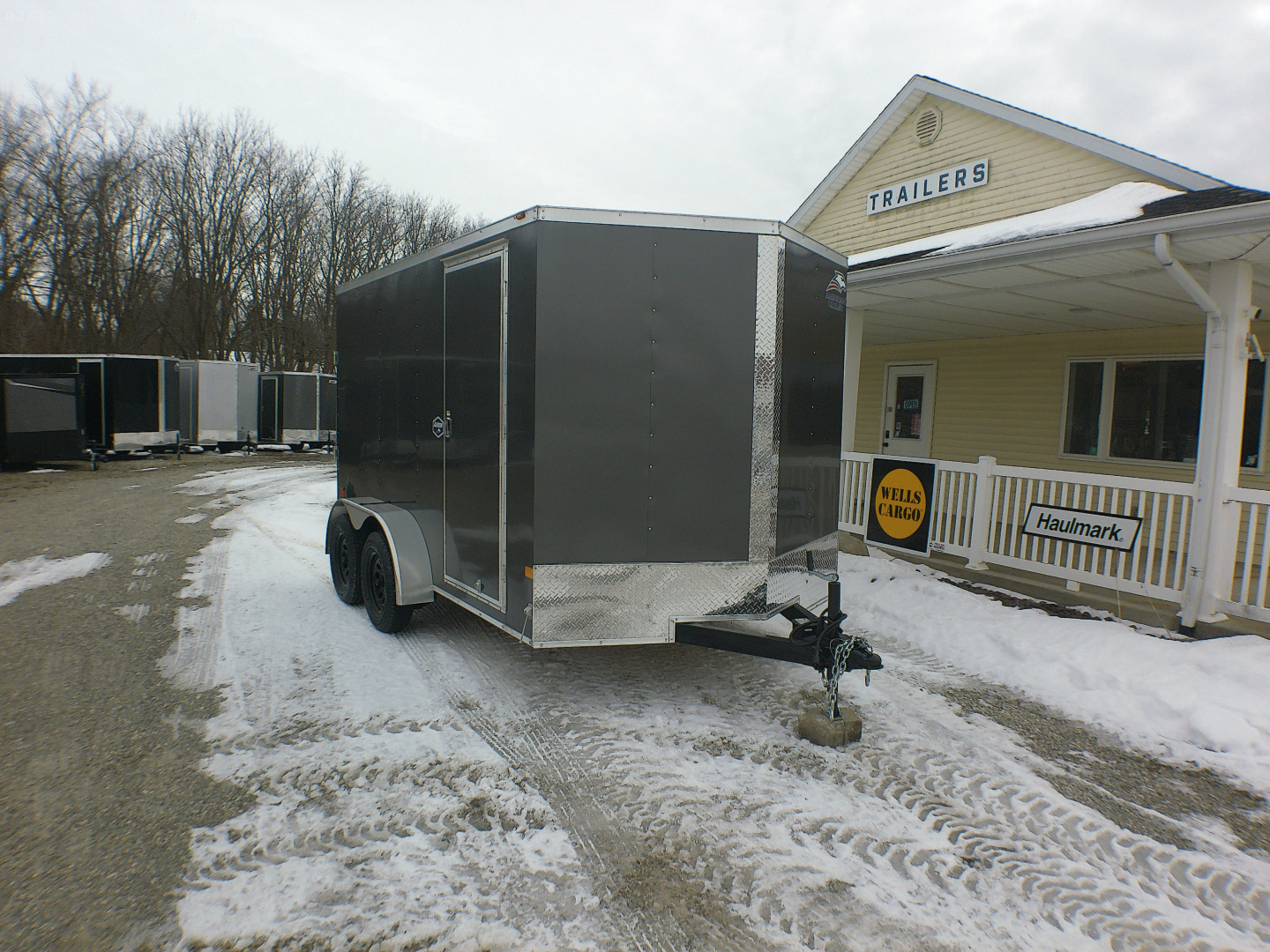 New 2026 American Hauler Arrow 7x12 Tandem Deluxe Cargo / Enclosed Trailer