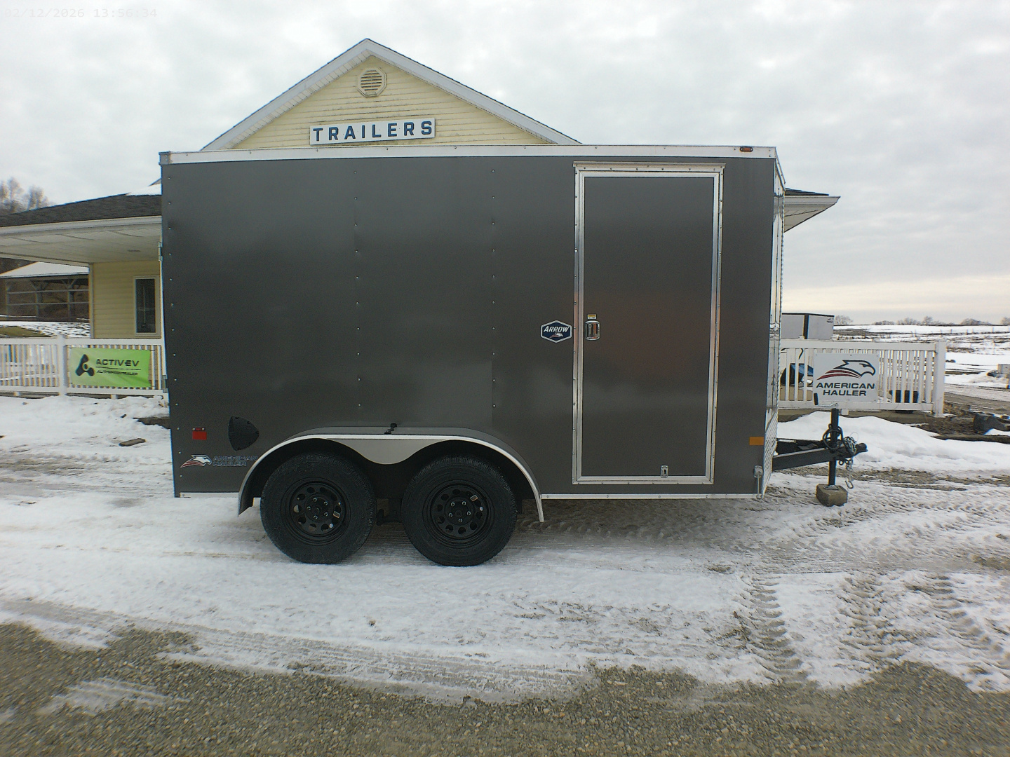 New 2026 American Hauler Arrow 7x12 Tandem Deluxe Cargo / Enclosed Trailer
