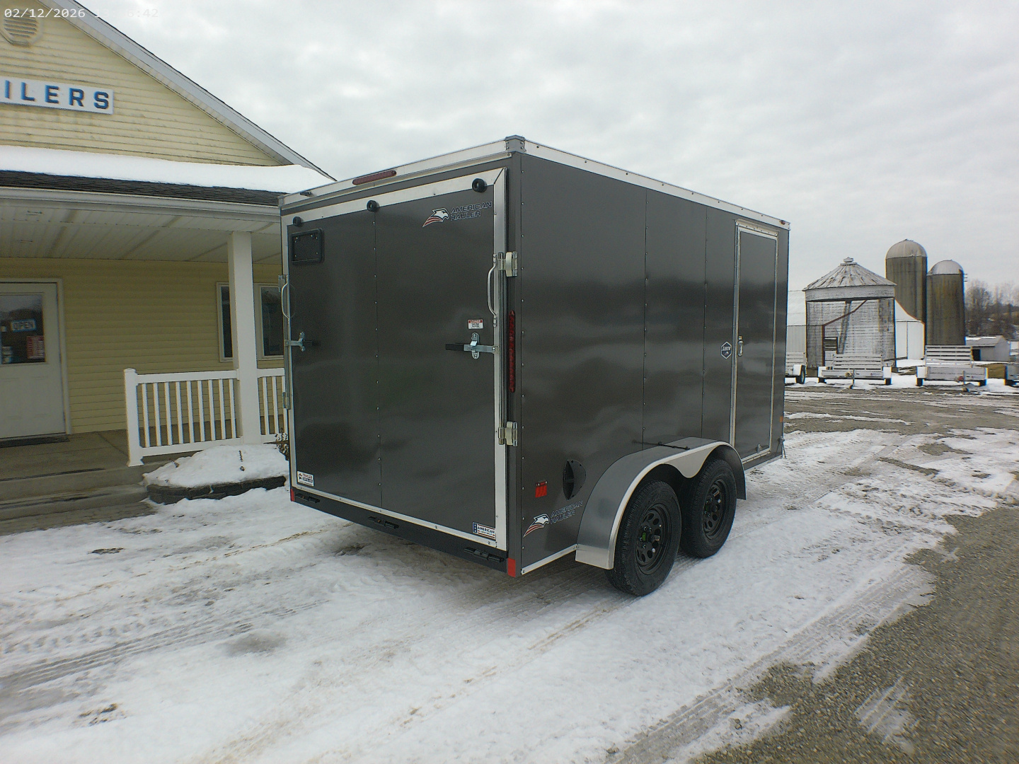 New 2026 American Hauler Arrow 7x12 Tandem Deluxe Cargo / Enclosed Trailer