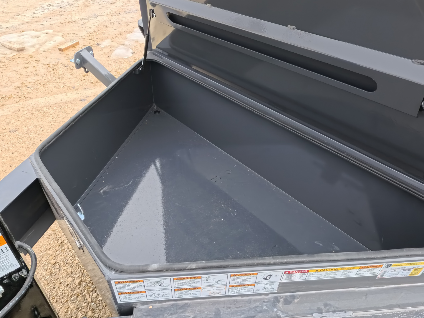 New 2026 Iron Bull 102 x 22 (16+6) TWB Tilt Trailer, Gray with 16K GVWR, Fork Holders, 16 Ply Tires