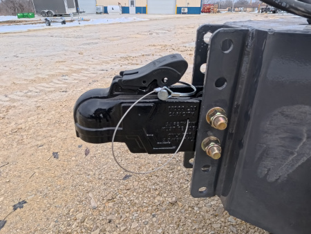 New 2026 Iron Bull 102 x 22 (16+6) TWB Tilt Trailer, Gray with 16K GVWR, Fork Holders, 16 Ply Tires