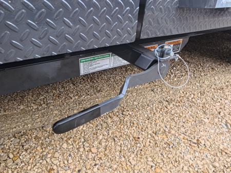 New 2026 Iron Bull 102 x 22 (16+6) TWB Tilt Trailer, Gray with 16K GVWR, Fork Holders, 16 Ply Tires