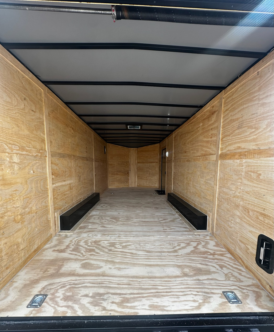 New 2026 Luxe 8.5x20 Car Hauler 5200 lb torsions Charcoal poly-Blackout- Enclosed Car Hauler