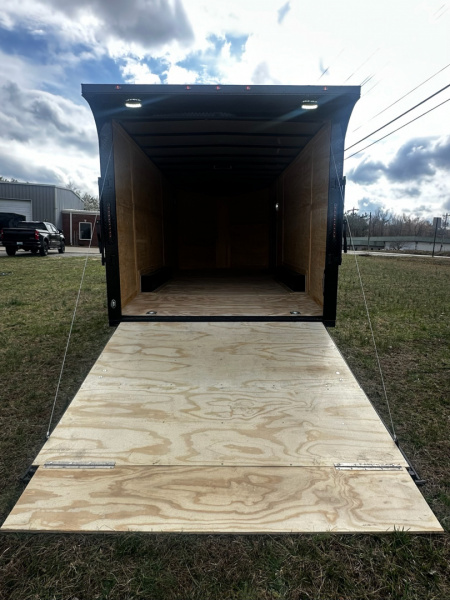 New 2026 Luxe 8.5x20 Car Hauler 5200 lb torsions Charcoal poly-Blackout- Enclosed Car Hauler